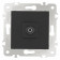 ТВ-розетка без рамки Arte Milano am-203 203.43-1.black