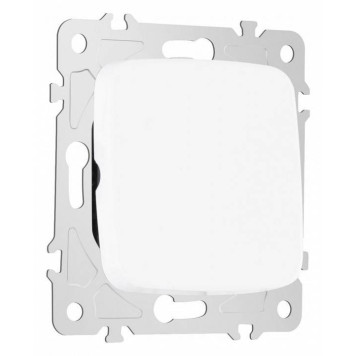 Выключатель проходной одноклавишный без рамки Arte Milano 205 205.32-1.white