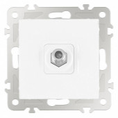 ТВ-розетка без рамки Arte Milano am-206 206.42-1.white