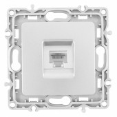 Розетка телефонная RJ-11 без рамки Arte Milano am-217 217.51-1.silver