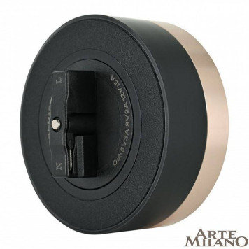 Розетка USB и type C на треке Arte Milano Am-track-sockets 380066TS LED/USB-Type-C Gold-3
