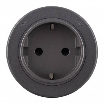 Розетка с заземлением на треке Arte Milano Am-track-sockets-39 397951TS/ES Grey-2