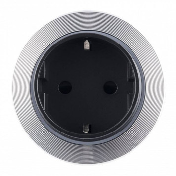 Розетка с заземлением на треке Arte Milano Am-track-sockets-39 397952TS/ES Silver-2