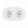 Розетка с заземлением и со шторкой Arte Milano SET08-2 SET08-2-40-1x2 white