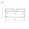 Короб универсальный Arlight SL-LINE 028033