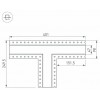 Соединитель угловой T-образный накладной Arlight S-LUX 030107