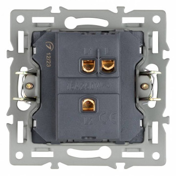 Выключатель проходной одноклавишный без рамки Arlight SWT 043714-1