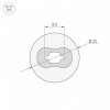 Профиль накладной гибкий Arlight WPH-FLEX 045847