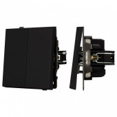 Выключатель двухклавишный без рамки Arlight SWT 054544