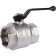 Шаровой кран BUGATTI New Jersey, ручка-рычаг из алюминия, внутренняя резьба 2 дюйма.