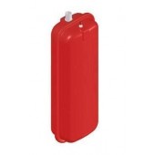 Вертикальный бак для отопления CIMM RP 200 10 л красного цвета.