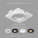 Кольцо декоративное Denkirs DK3020 DK3020/61-SCB