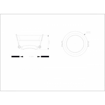 Встраиваемый светильник Denkirs Deep DK3103-WH-7