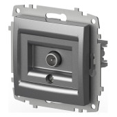 ТВ-розетка проходная без рамки Elbi Eleсtriс Zena Vega 609-011000-272