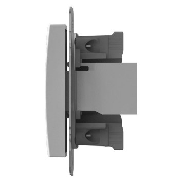 Розетка двойная RJ-12 и Ethernet RJ-45, без рамки Elbi Eleсtriс Zena Vega 609-015600-249-2
