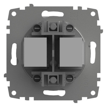 Розетка двойная RJ-12 и Ethernet RJ-45, без рамки Elbi Eleсtriс Zena Vega 609-015600-249-3