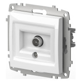 ТВ-розетка проходная без рамки Elbi Eleсtriс Zena Vega 609-015600-272
