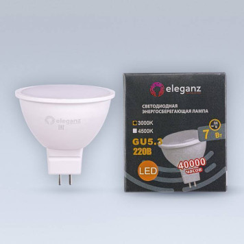 Лампа светодиодная Eleganz GU5.3 7Вт 3000K 1344-2