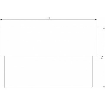 Заглушка для модуля Elektrostandard Module System a066191-7