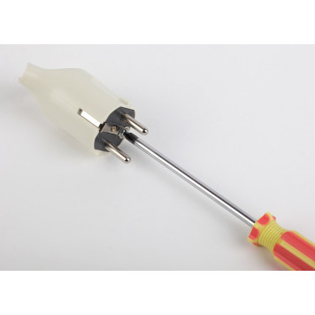 Вилка прямая с заземлением Эра V3-1