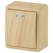 Выключатель одноклавишный с подсветкой Эра Эра Эксперт 11-1202-11