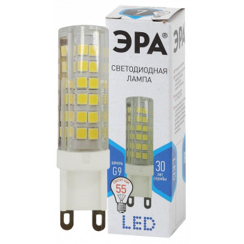 Лампа светодиодная Эра Стандарт LED JCD-7W-CER-840-G9-2