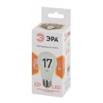 Лампа светодиодная Эра Стандарт LED A60-17W-827-E27-3