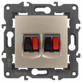 Розетка акустическая без рамки Эра Эра Elegance 14-3112-04