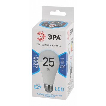 Лампа светодиодная Эра Стандарт LED A65-25W-840-E27-4