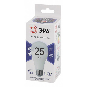 Лампа светодиодная Эра Стандарт LED A65-25W-860-E27-6