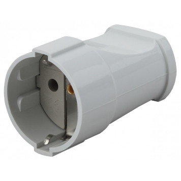Розетка с заземлением Эра Rx2-W