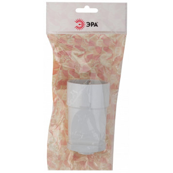 Розетка с заземлением Эра Rx2-W-1