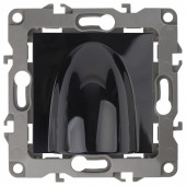 Розетка для вывод кабеля без рамки Эра Эра 12 12-6003-06