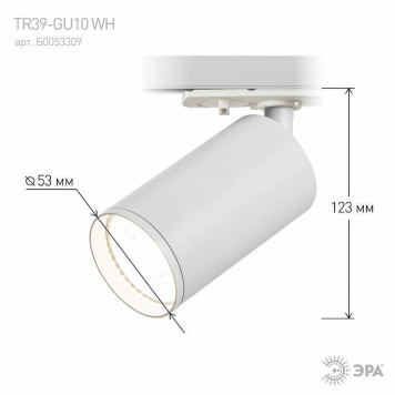 Светильник на штанге Эра TR39-GU10 WH-6