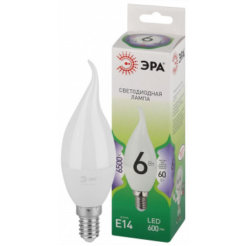 Лампа светодиодная Эра Green Line LED BXS-6W-865-E14 GL-1