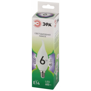 Лампа светодиодная Эра Green Line LED BXS-6W-865-E14 GL-2