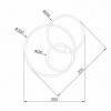 Светильник на штанге Escada Contour 10213/2LED BL White