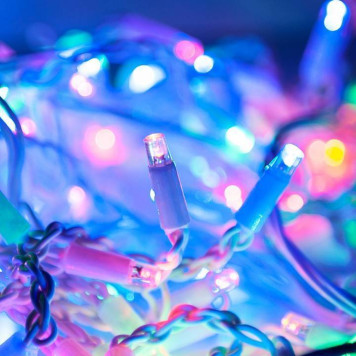 Бахрома световая Eurosvet 100-101 100-101 мульти с эффектом мерцания 3*0,6м IP65-1