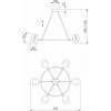 Подвесная люстра Eurosvet Splay 70147/6 черный