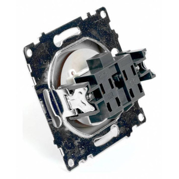 Розетка с заземлением и с шторками Stekker Катрин 49025-4