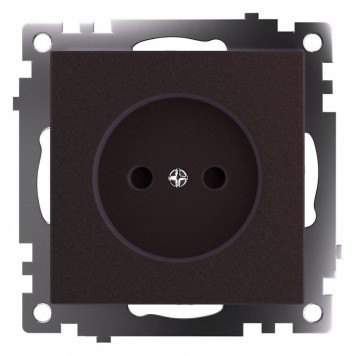 Розетка с заземлением и с шторками Stekker Катрин 49025-6