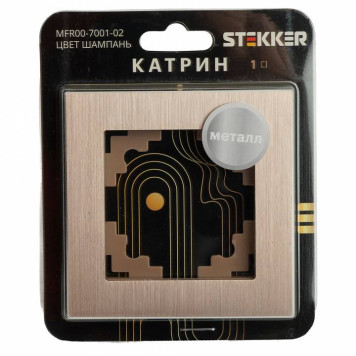 Рамка на 1 пост Stekker Катрин 50010-7