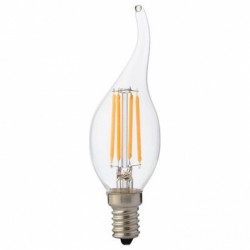 Лампа светодиодная Horoz Electric Flame E14 6Вт 2700K HRZ01000347