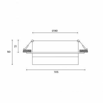 Встраиваемый светильник Hesby Lighting Nimbus HSBL_0130-4