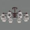 Люстра на штанге ILLUMICO IL1303-8CPA-19 CF CR