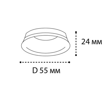 Кольцо декоративное Italline IT08-8050 IT08-8050 white-1