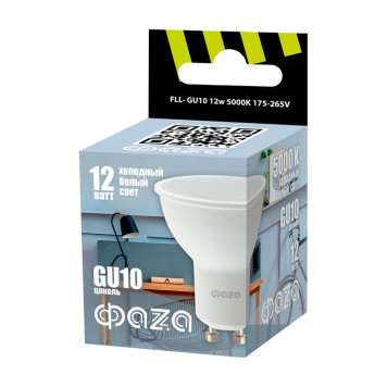 Лампа светодиодная Jazzway GU10 12Вт 5000K FLL- GU10 12w 5000K-1