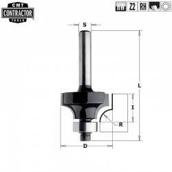 Фреза концевая CMT-contractor внутренний радиус R=4,75 (нижний подшипник) S=8 D=22,2x12,7 (K938-222)