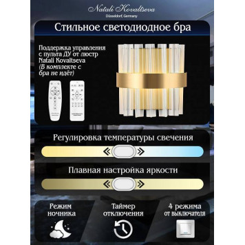 Накладной светильник Natali Kovaltseva ROYALTON LED LAMPS 81125/1W-5