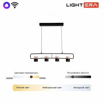 Подвесной светильник LIGHTERA Rudolf LE114L-4B SMART-4